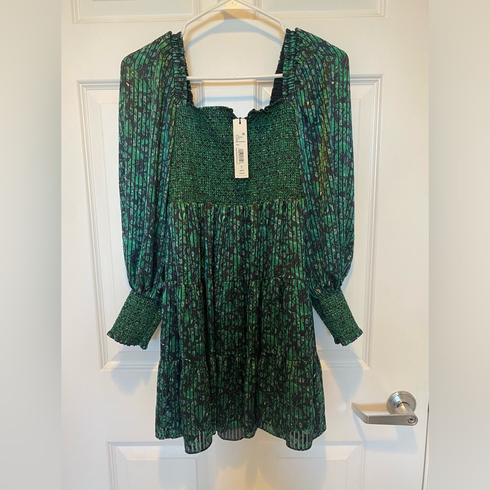 alice + olivia Rowen‎ floral-print mini dress size S NWT - Picture 8 of 15